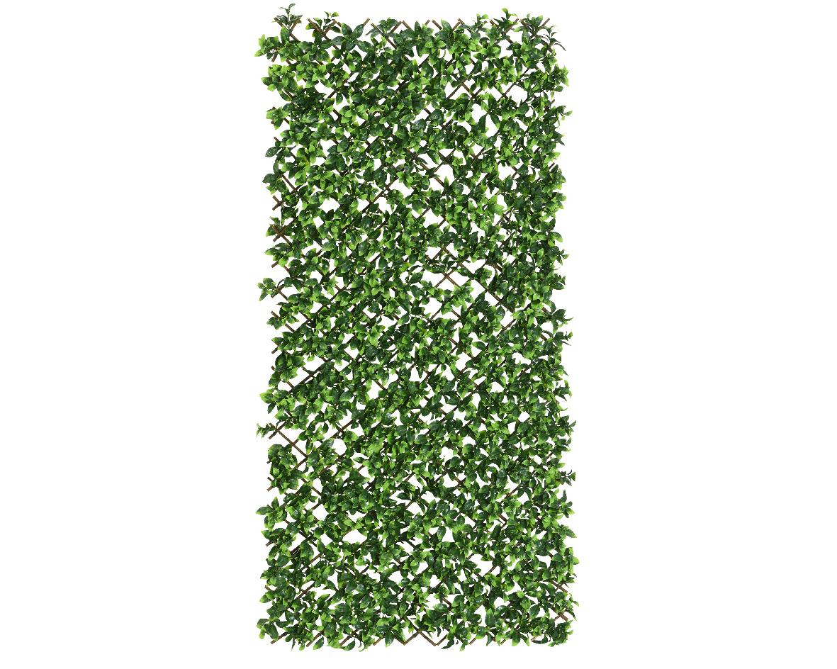 Everlands Kunstpflanze Zaun, Buchse, 8 x 90 x 180 cm