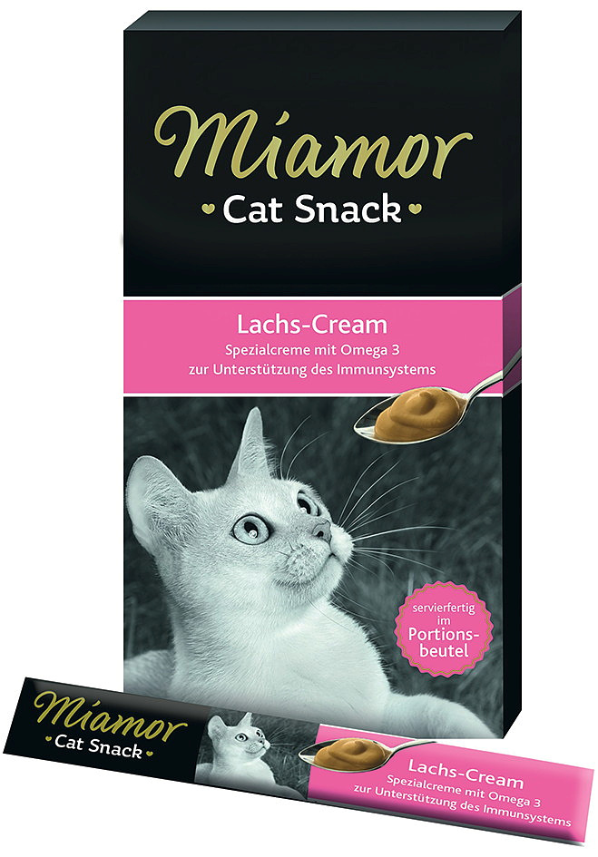 Miamor Cat Snack Lachs-Cream 6 x 15 g