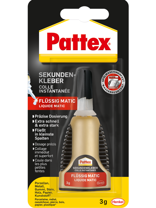 Pattex® Sekundenkleber Matic flüssig 3 g