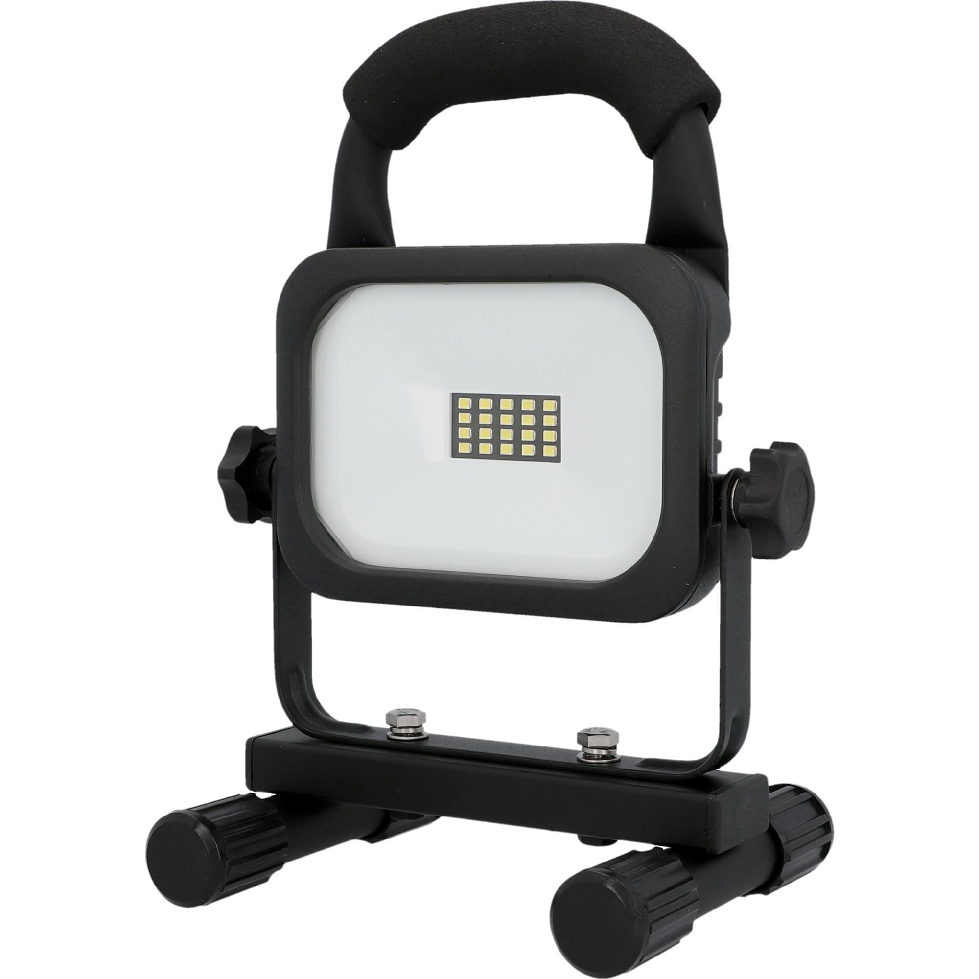 uniTEC LED-Strahler mit Akku, tragbar 10 W, 6500 K, 1000 lm, IP54