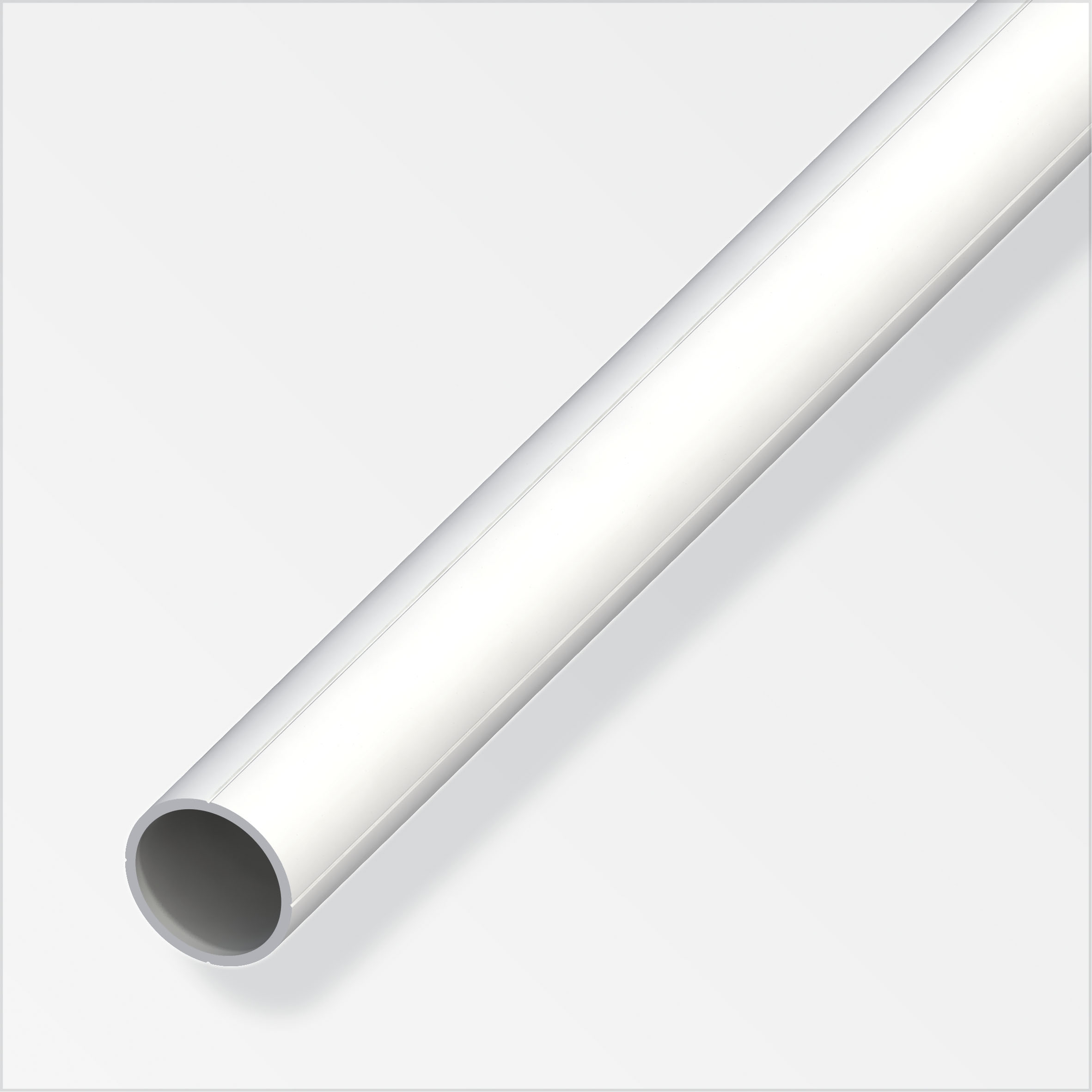 combitech® Rundrohr Kunststoff, Weiß 1 m, 7,5 × 1 mm