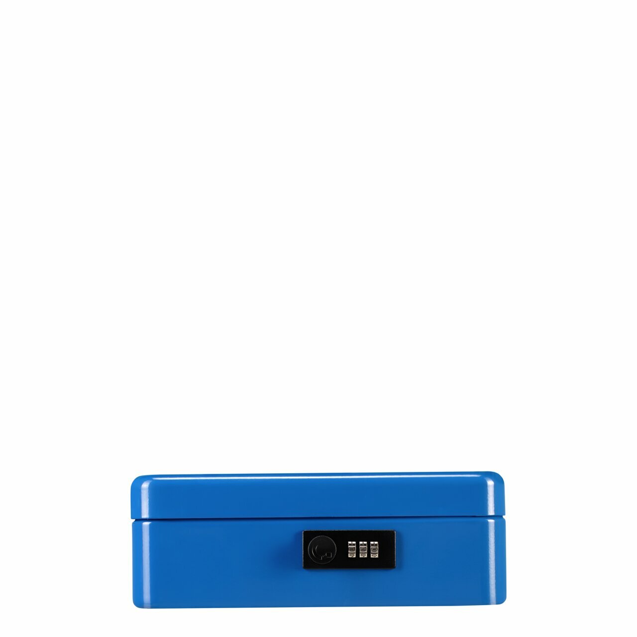 BURG-WÄCHTER Geldkassette abschließbar mit Zahlenschloss und  Hartgeldeinsatz, Stahlblech, Money Code 5025, Blau