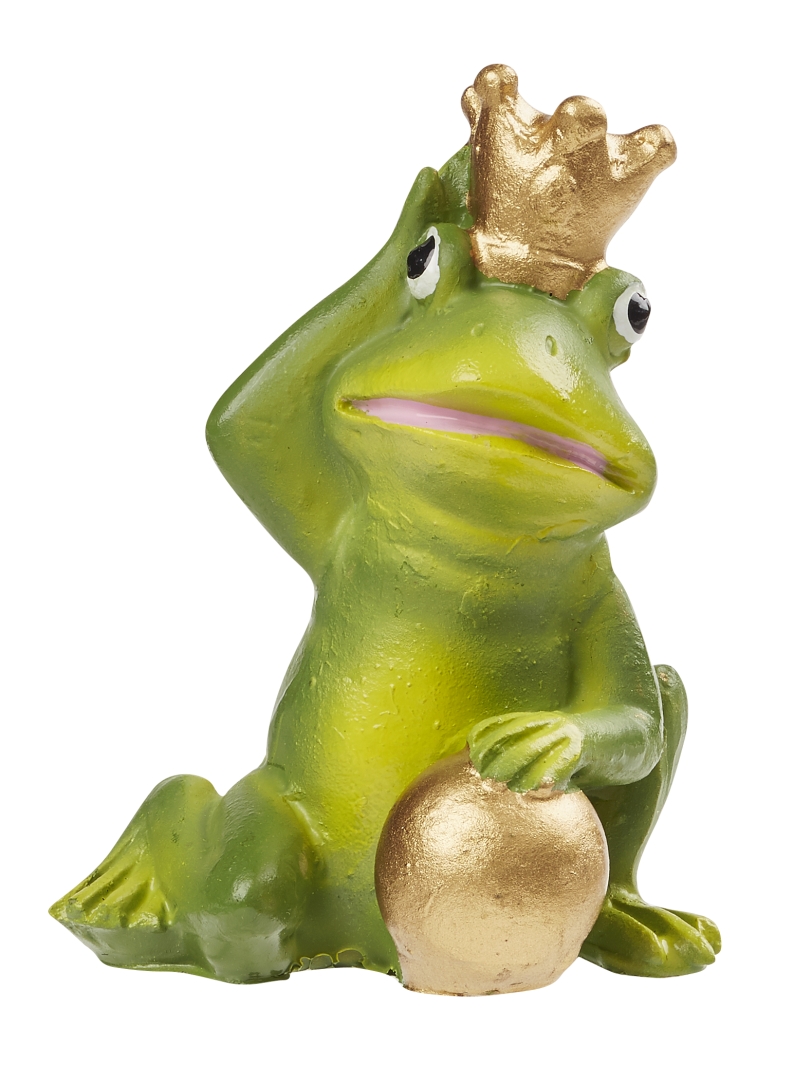 HobbyFun Frosch-König, ca. 4 cm, 2 Stück