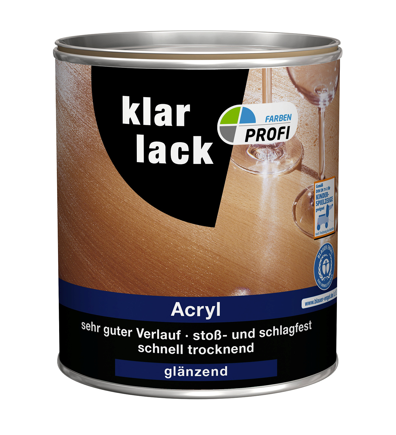 PROFI Acryl Klarlack 125 ml, glänzend