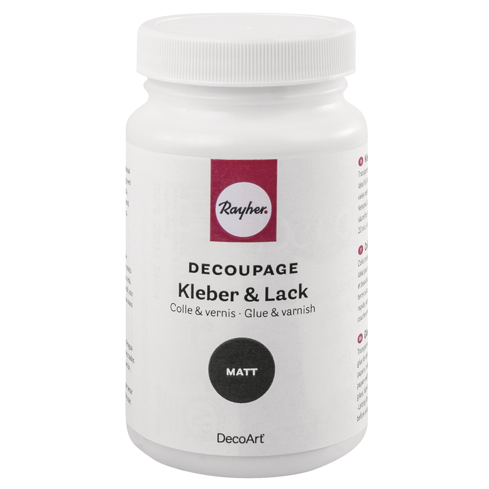 Rayher® DecoArt® Decoupage Kleber & Lack Matt 236 ml