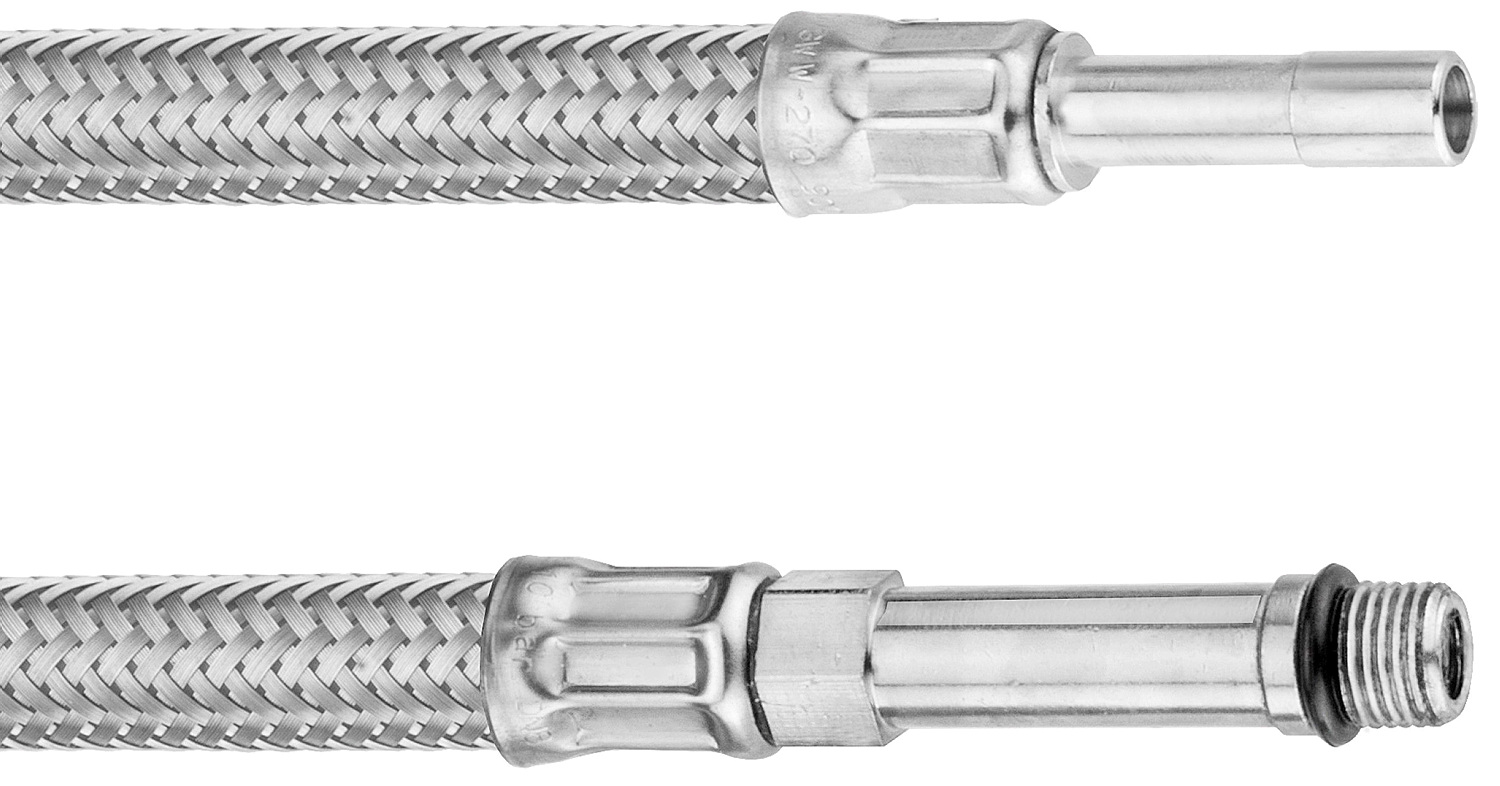 Cornat Flexibler Verbindungsschlauch KTW-A M10 × 1 AG, ø 8 mm, 500 mm