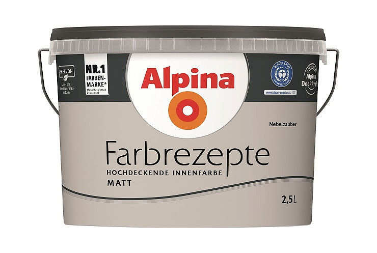 Alpina Farbrezepte - Nebelzauber 2,5 Liter, matt