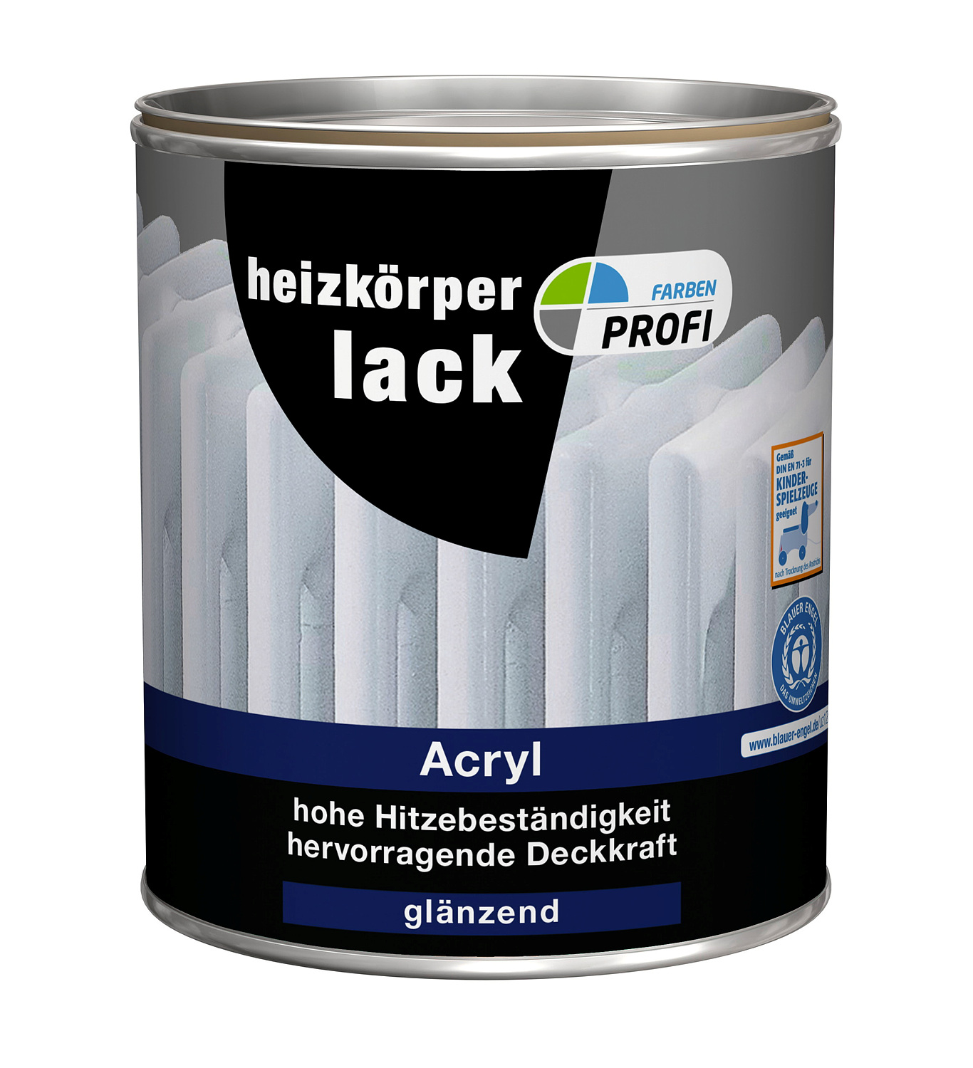 PROFI Acryl Heizkörperlack 2,5 Liter Weiß, glänzend