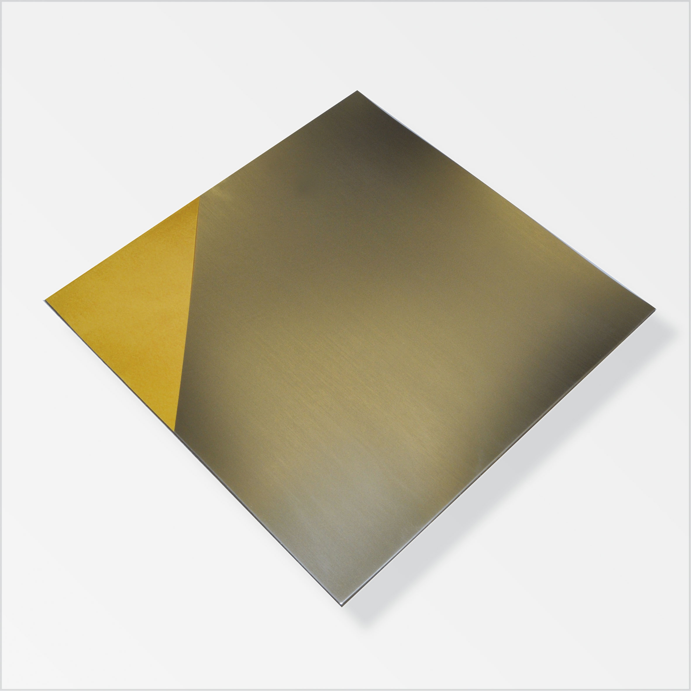 combitech® Kunststoffplatte heißgeprägt, selbstklebend, Titan 300 × 300 × 1 mm