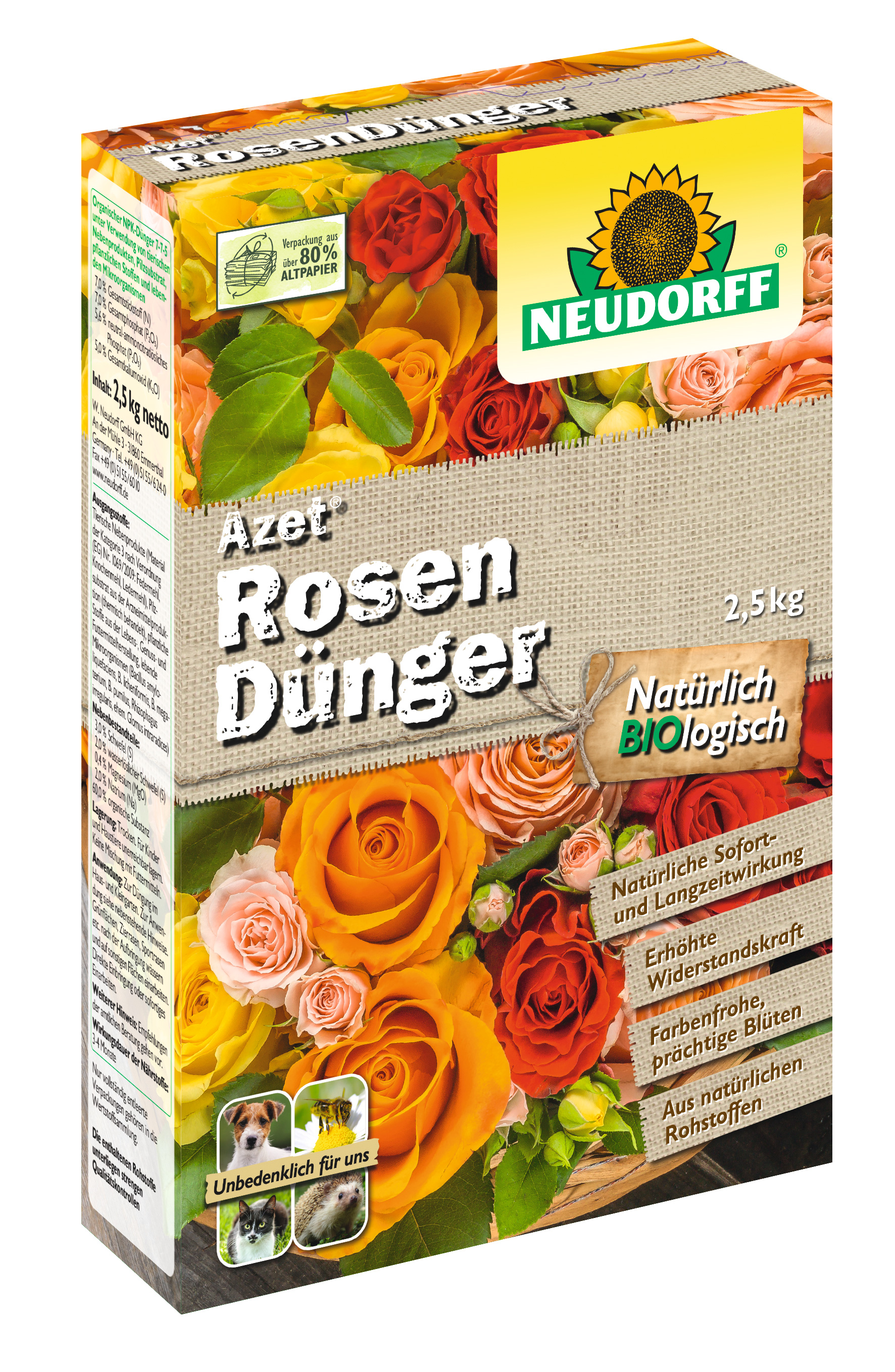 Neudorff® Azet® RosenDünger 2,5 kg