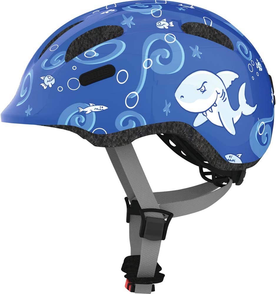Abus Fahrradhelm Bike Helmet Kids Pro blue sharky M
