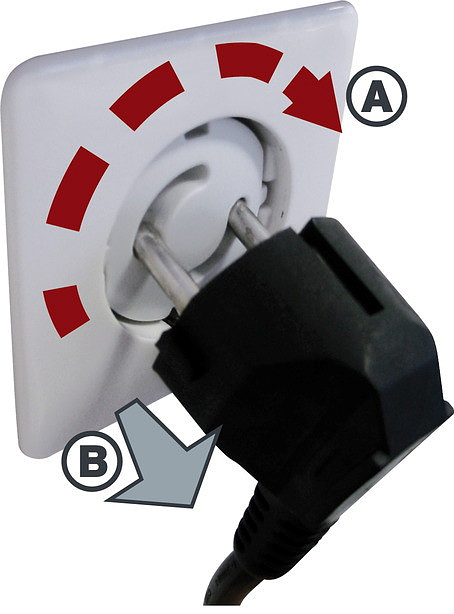 Brennenstuhl Steckdosen-Berührungsschutz (Transparenter Berührungsschutz für Steckdosen, 6 Stück)