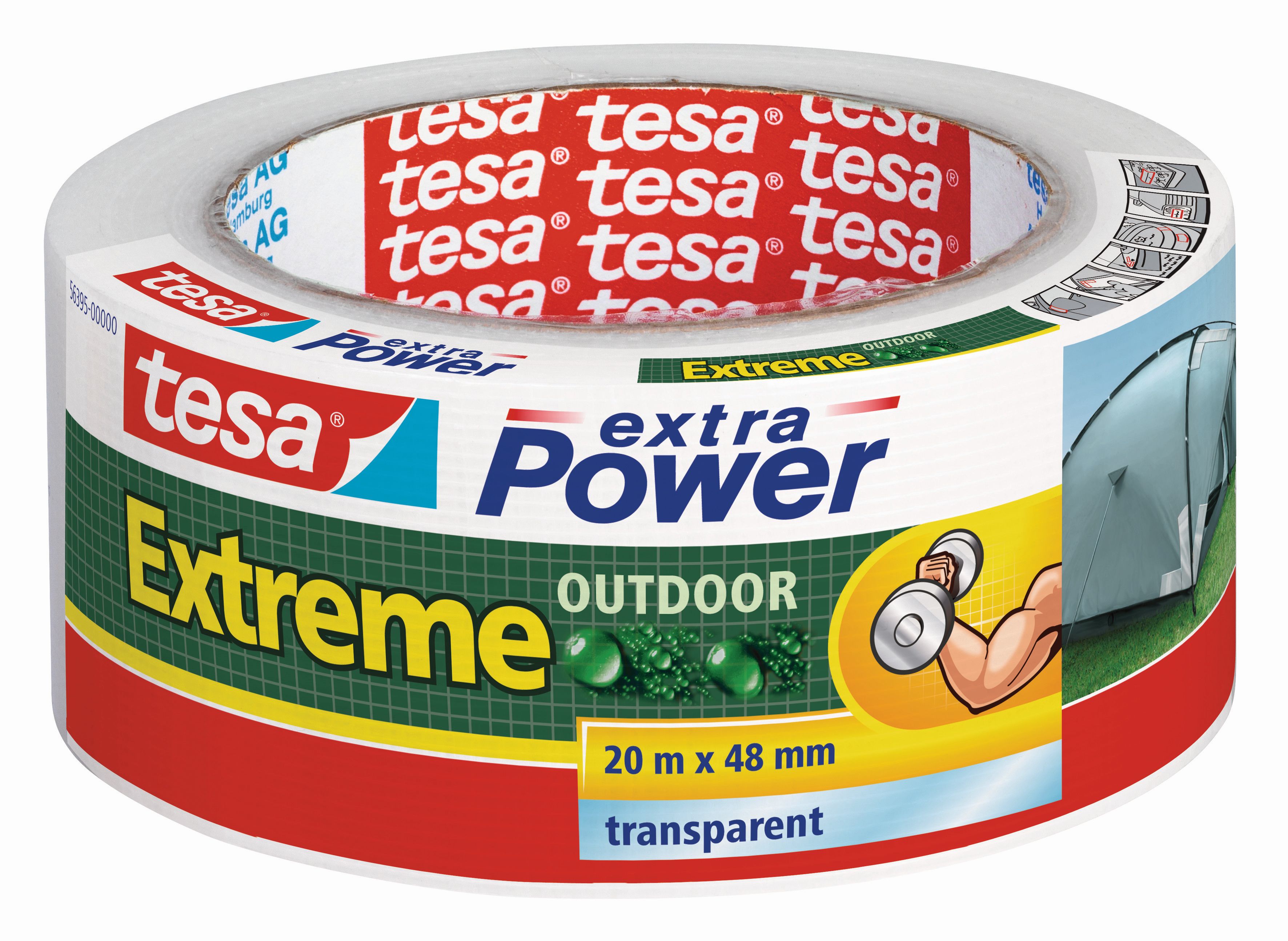 tesa extra Power® Extreme Outdoor Gewebeband / Reparaturband