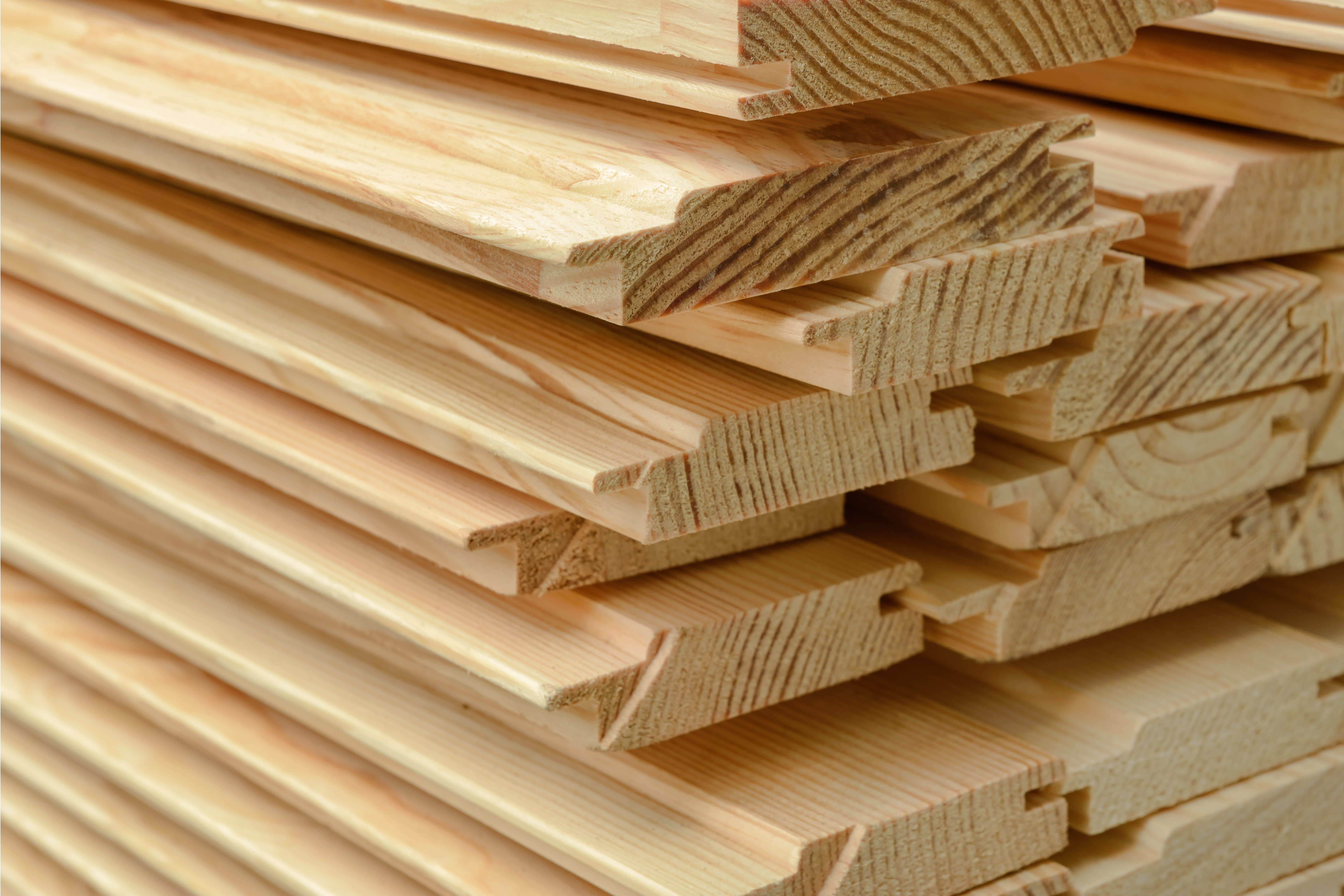 Profilholz Nordische Fichte, A-Sortierung 12,5 × 96 mm, 3 m