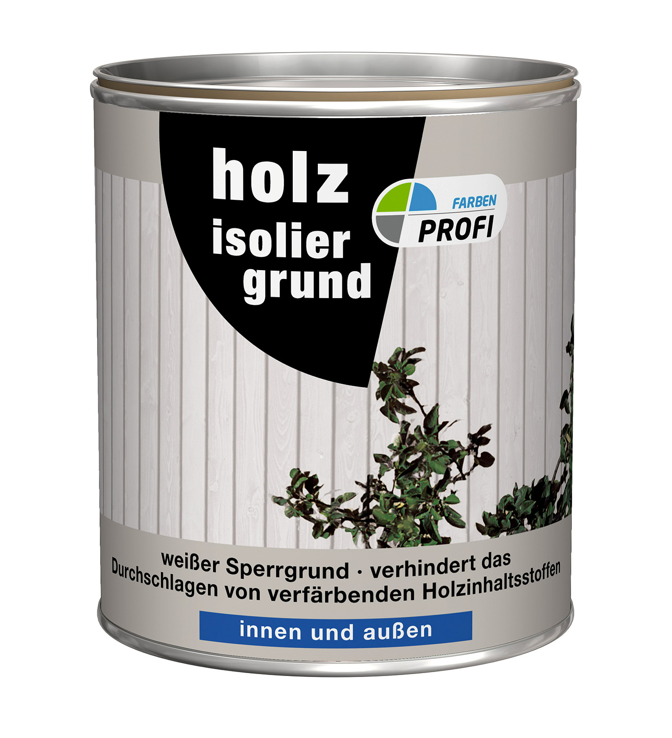 PROFI Holz-Isoliergrund Weiß 2,5 Liter