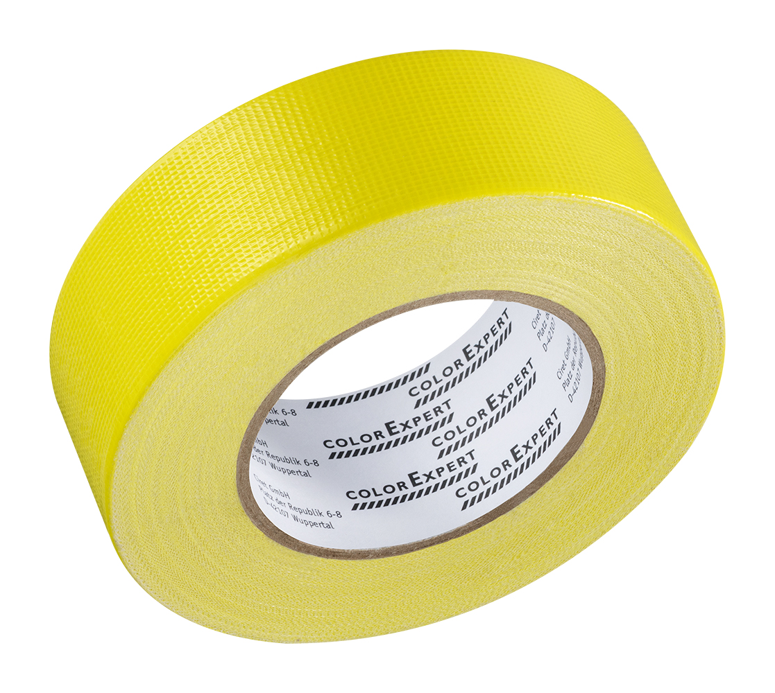 Color® Expert Gewebeband extra stark, 44 mm x 50 m, Gelb