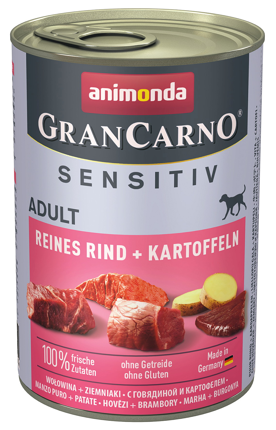 animonda GranCarno® Sensitiv Adult reines Rind + Kartoffeln 400 g
