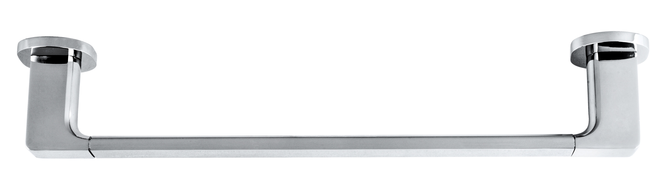 Wenko UV-Loc® Badetuchstange Uno Maribor 43,5 x 5 x 7,5 cm, silber  glänzend. Befestigen ohne Bohren | Uno | 43,5 x 5 x 7,5 cm | 422590