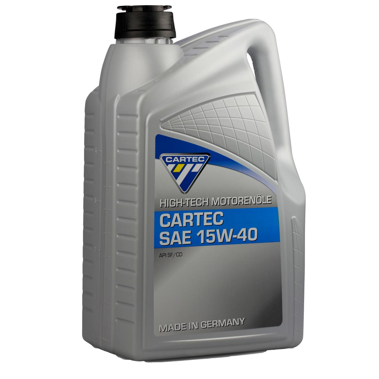 CARTEC Mehrbereichs-Motoröl SAE 15W-40, 5 L