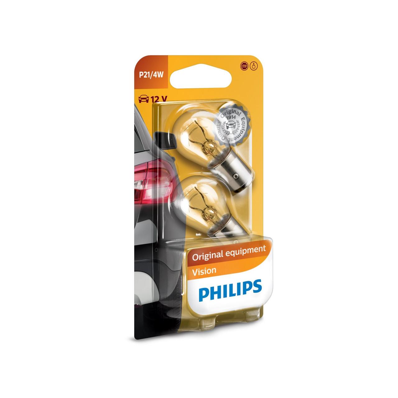 PHILIPS Vision Kugellampe P21/4W