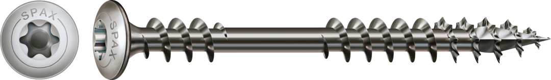 SPAX® Terrassenschraube Bold Zierkopf T-STAR plus® Fixiergewinde 5x56 mm 200 Stück