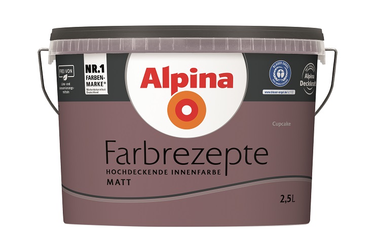 Alpina Farbrezepte - Cupcake 2,5 Liter, matt