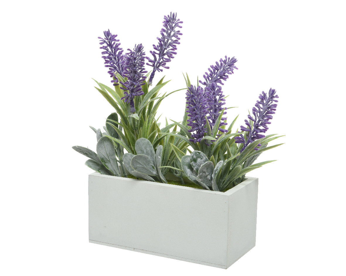 Kaemingk Kunstblume Lavendel im Topf, 26 cm