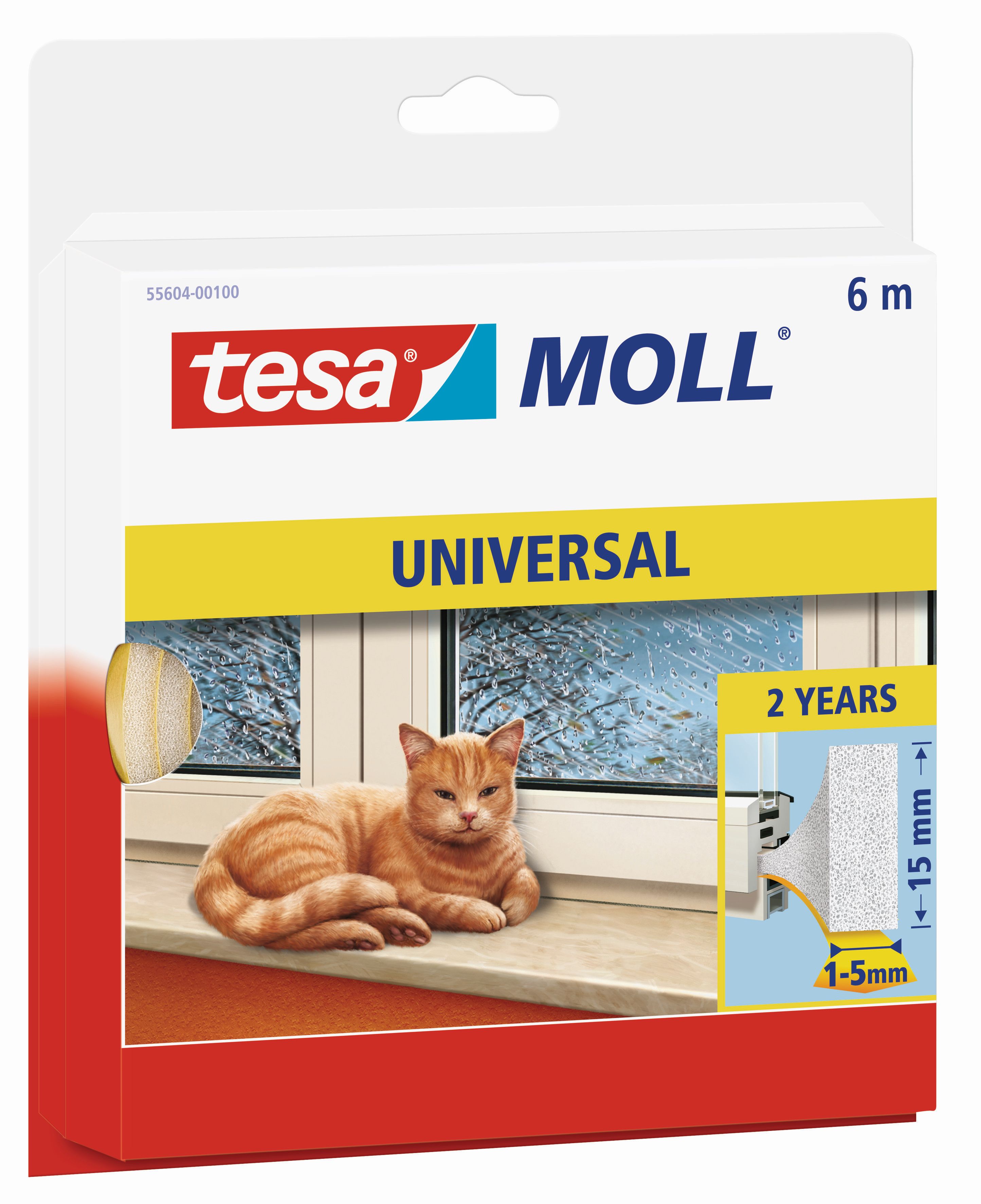 tesamoll® Universal Schaumstoffdichtung für Türen und Fenster
