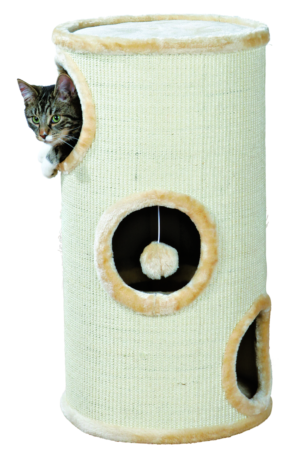 Trixie Cat Tower Samuel ø 36 x 70 cm, natur/beige