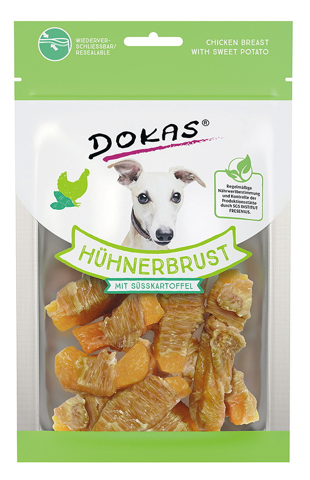 Dokas® Hühnerbrust mit Süßkartoffel 70 g