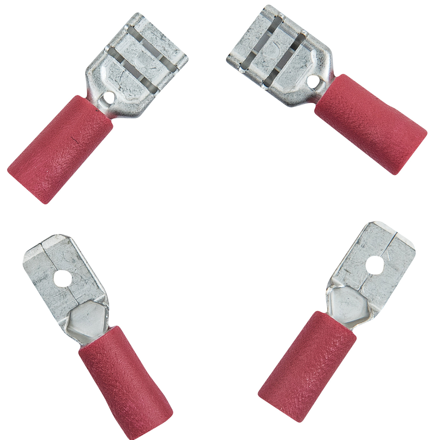 Connex Flachstecksortiment, Rot, Steckbreite 6,3 mm, 10-teilig