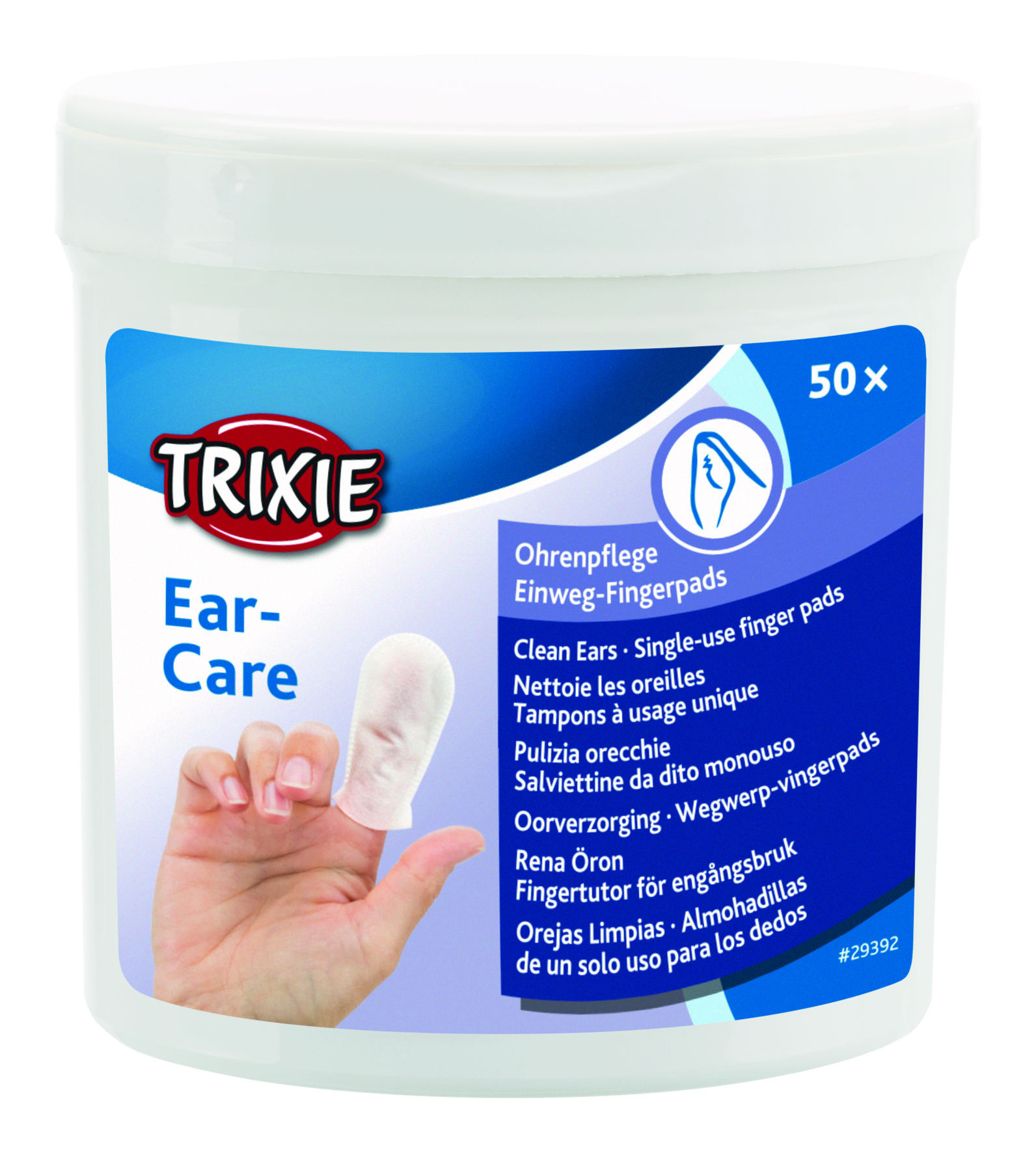 Trixie Ohrenpflege Einweg-Fingerpads, 50 Stk.