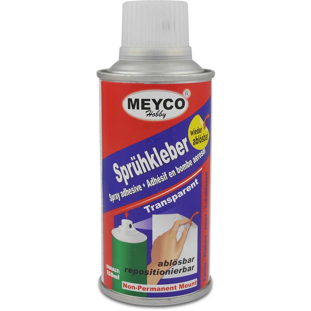 MEYCO® Hobby Sprühkleber, ablösbar-repositionierbar, 150 ml