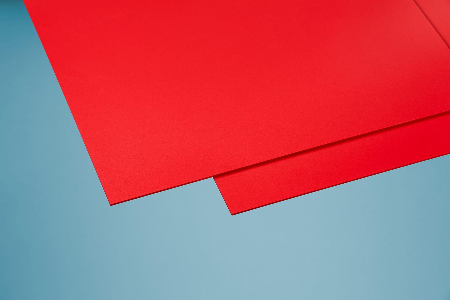 Bastelplatten farbig rot 3x500x500 mm
