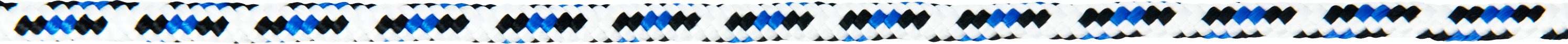 Connex Polypropylen-Seil 16-fach geflochten, max. 170 kg, Weiß/Blau/Schwarz ø 6 mm