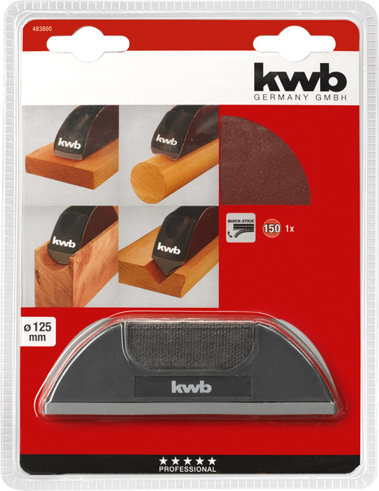 kwb Handschleifer passend für Schleifscheiben Ø125 mm
