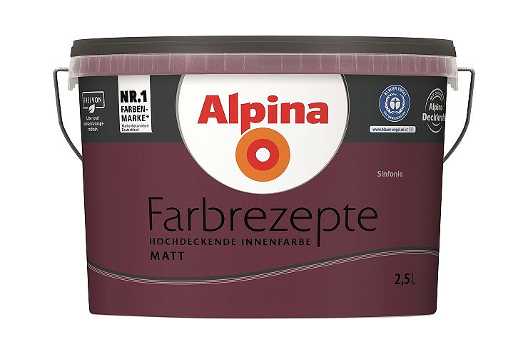 Alpina Farbrezepte - Sinfonie 2,5 Liter, matt