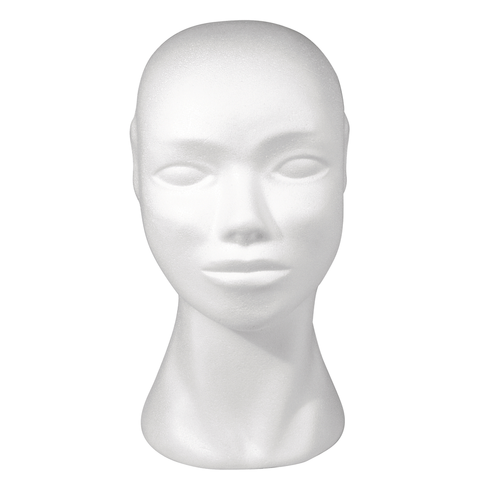 Rayher® Styropor-Kopf, weiblich, 29 cm
