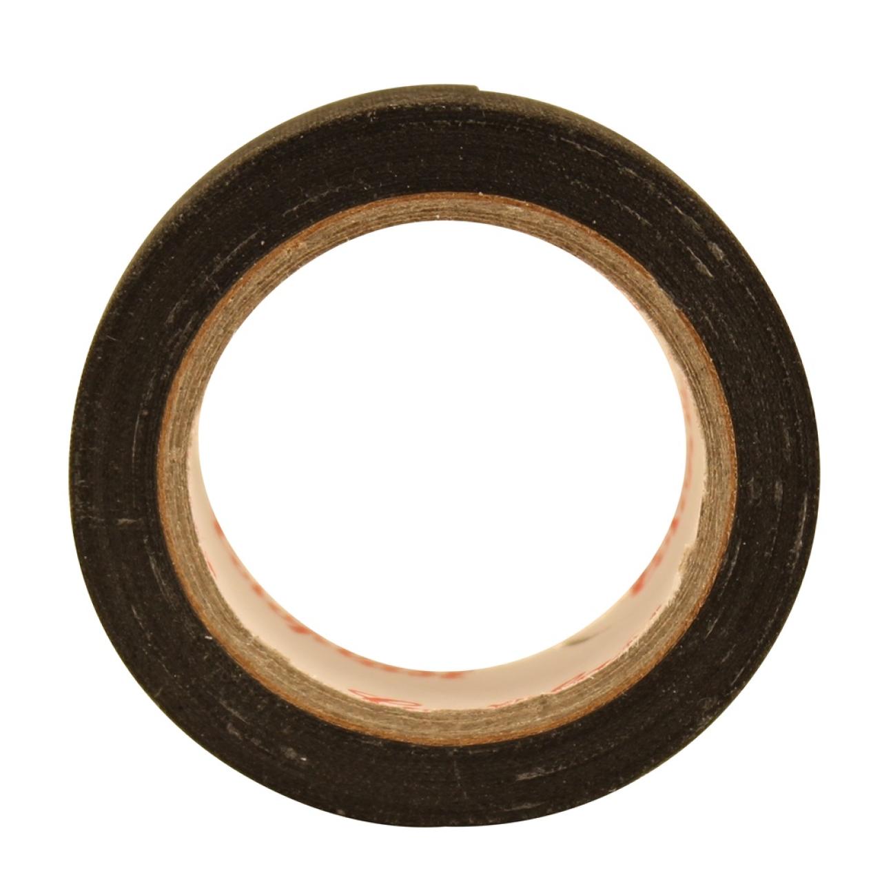 COROPLAST Gewebe-Klebeband 2,5 m, 0,28 × 19 mm, Schwarz