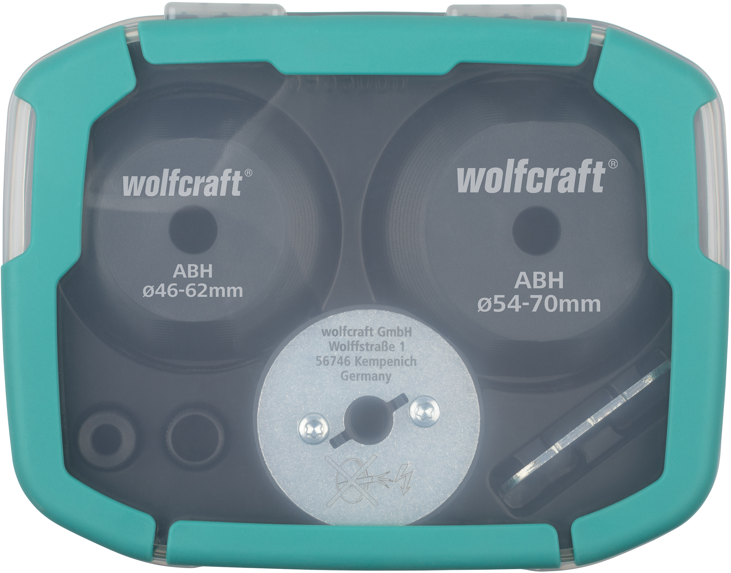 wolfcraft® Aufbohrhilfe-Set für Lochsägen