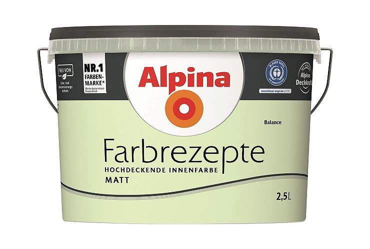 Alpina Farbrezepte - Balance 2,5 Liter, matt