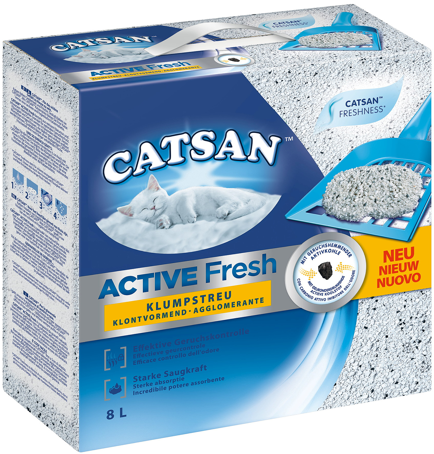 Catsan™ Katzenstreu mit Duft Active Fresh 8 L