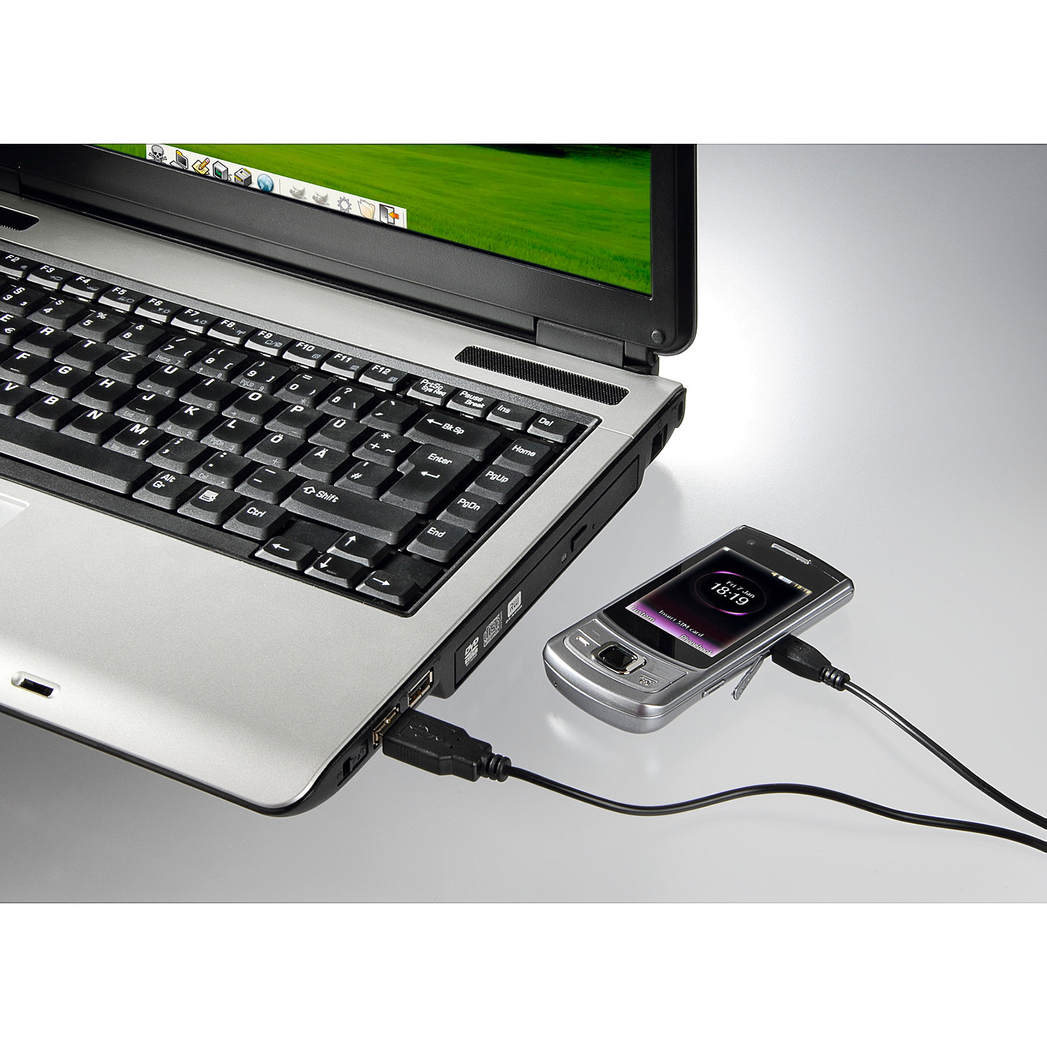 hama Lade-/Datenkabel Micro-USB, 1,4 m, Schwarz