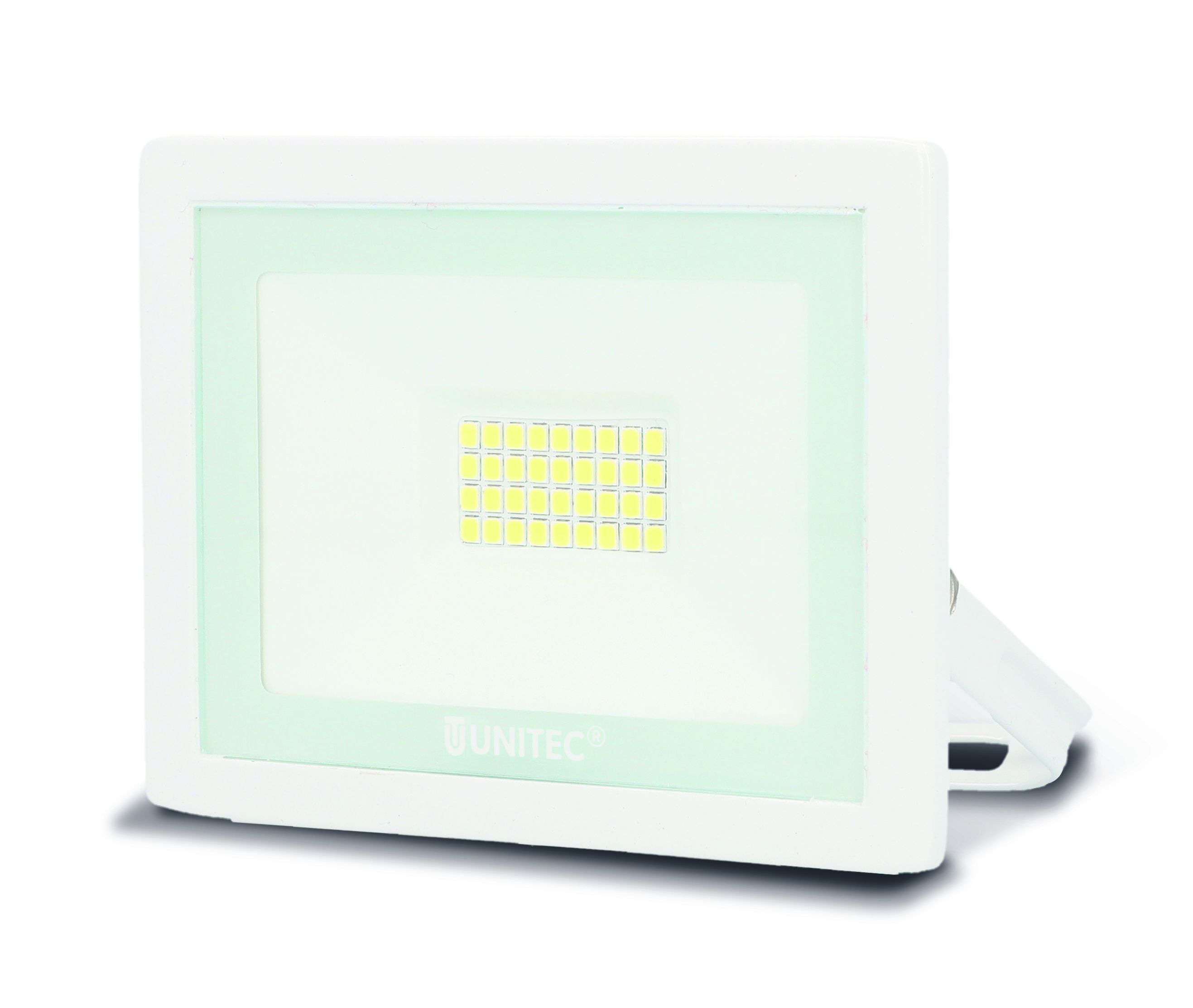uniTEC LED-Strahler 20 W, 6500 K, 1700 lm, IP65, Weiß