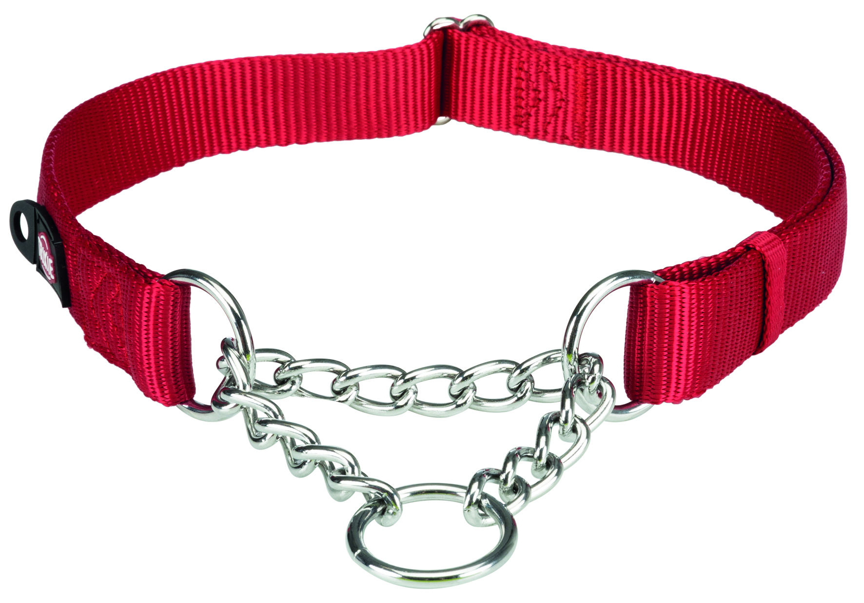 Trixie Premium Zug-Stopp-Halsband, L–XL: 45–70 cm/25 mm, rot