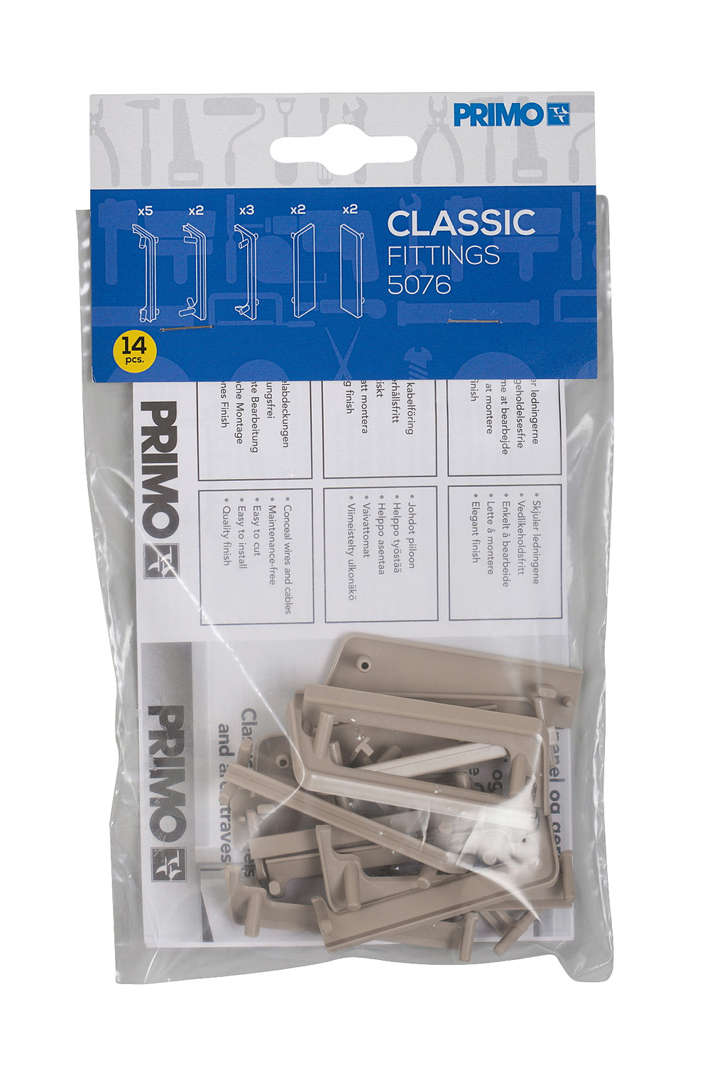 PRIMO Multipack Fittings für Classic 5076, Sand 14-teilig