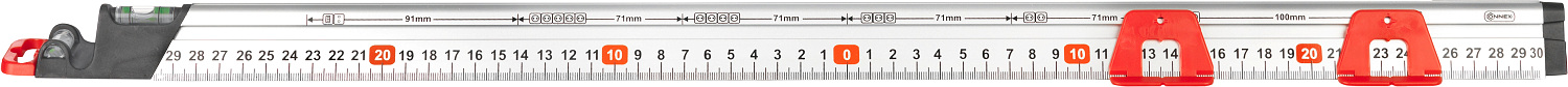 Connex Markierlineal Dreieck Alu 60 cm