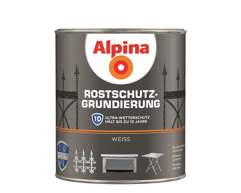 Alpina Rostschutz-Grundierung Weiß 2 L