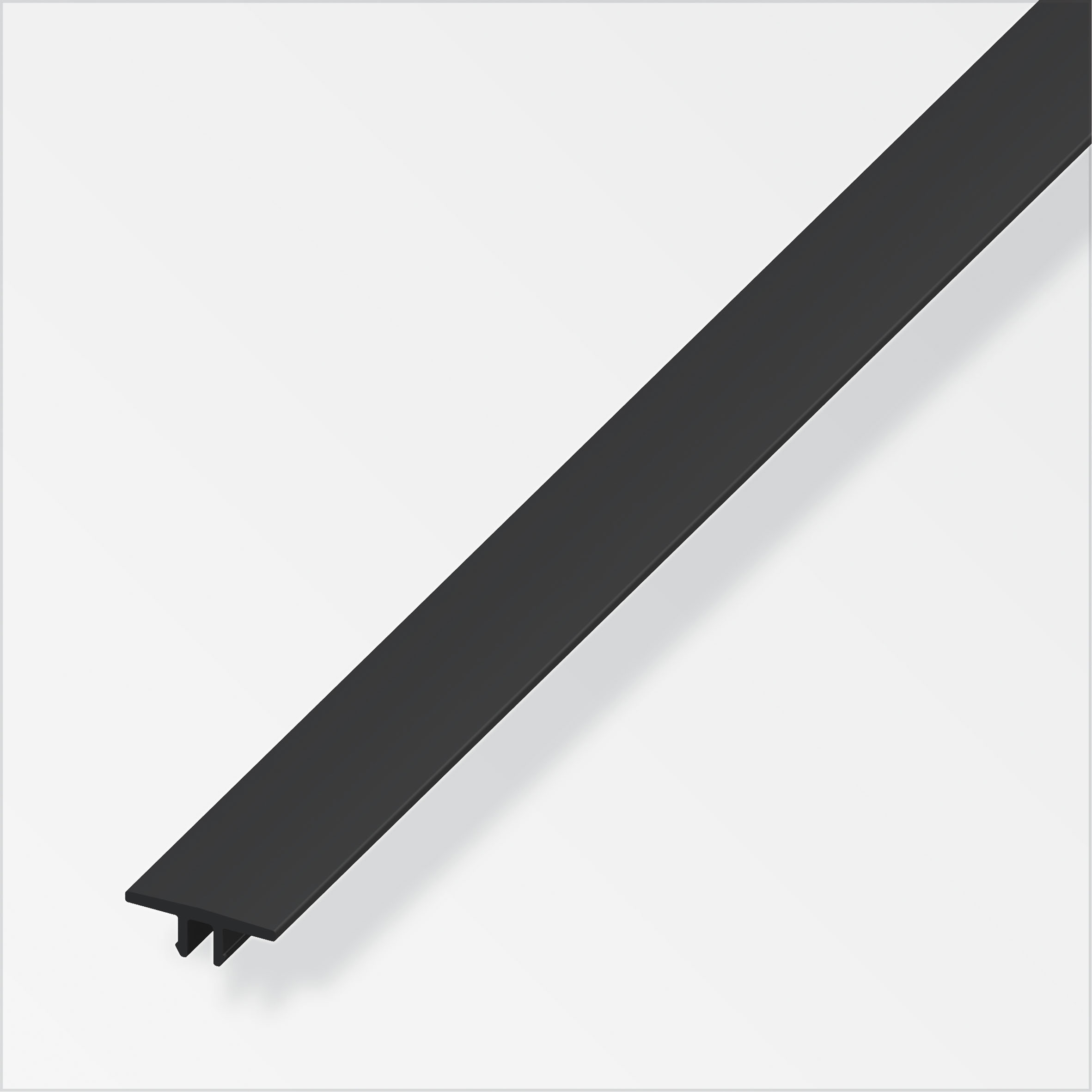 coaxis® Abdeckleiste Kunststoff, Schwarz 1 m, 16 mm