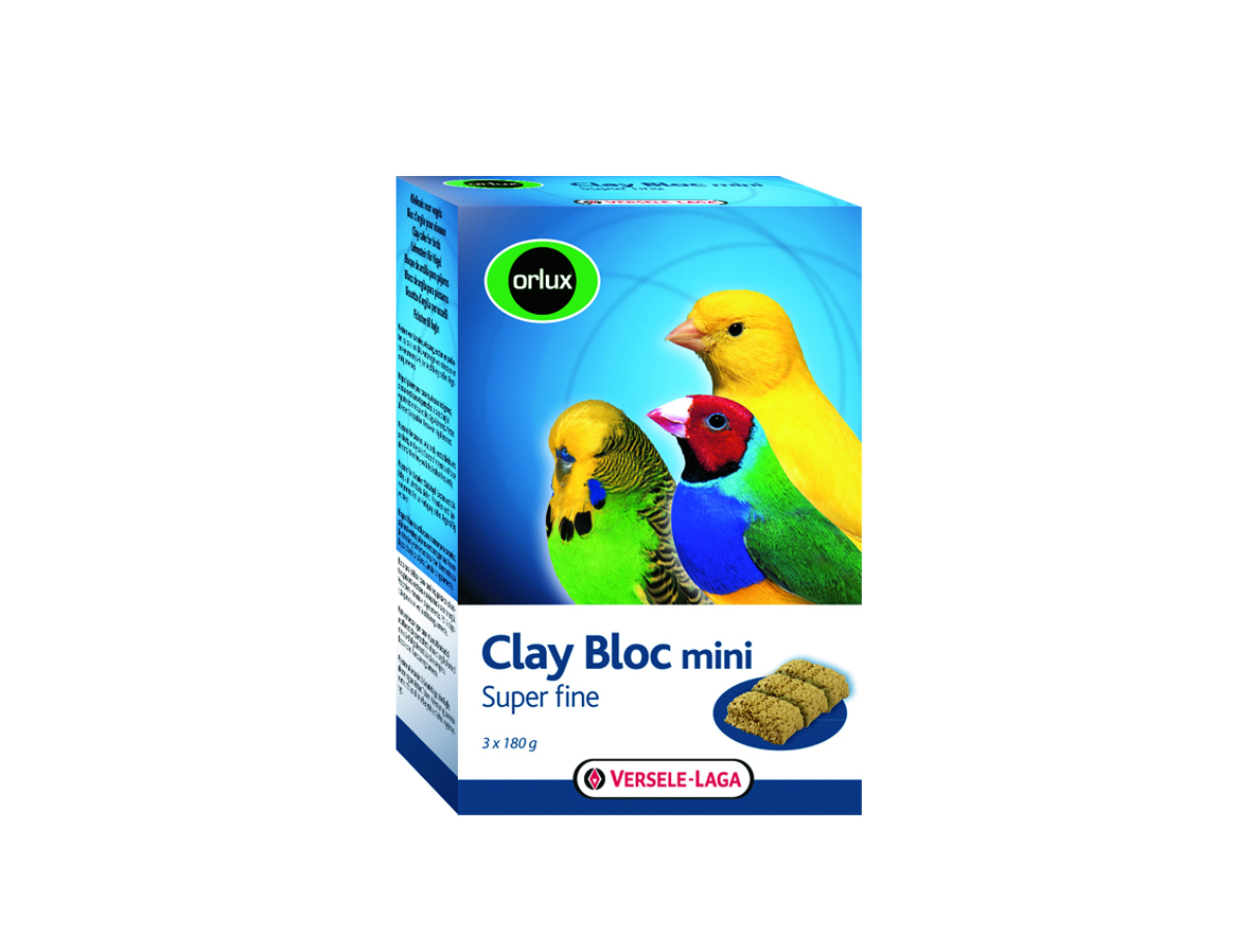 Versele-Laga orlux Clay Bloc mini 3 x 180 g